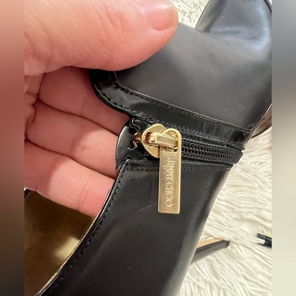 Jimmy Choo Decoy Heel Boots - Size 40- 9.5 - Picture 9 of 15